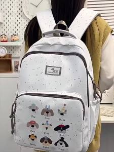 Large Capacity Casual Versatile Backpack New School Bag Campus Cute Print KT Cat School Bag Girl Student Backpack