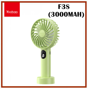 Yoobao F3S 3000mAh Mini Portable Hanging Air Cooling Type-C Charging Fan 3 Adjustable Gears with Lanyard