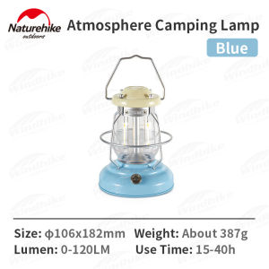 Lampu Camping Retro Vintage Naturehike NH21ZM010 USB Recharge Lentera Lampu Klasik Camping Waterproof Tahan Lama Glamping Lampu Tenda Outdoor Estetik