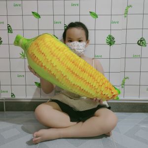 GỐI ÔM HÌNH TRÁI BẮP GỐI ÔM 3D CHO BÉ HÌNH QUẢ BẮP NHỒI BÔNG 100% GÒN AN TOÀN CHO BÉ