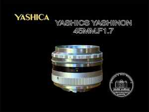 เลนส์มือหมุน YASHICA YASHINON 45MM.F1.7 MODIFIED M39 MOUNT