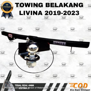 TANDUK TOWING DEPAN BELAKANG BESI BAR PELINDUNG BEMPER MOBIL LIVINA 2019-2023
