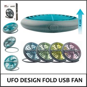 USB Fold Desk Fan TF-103 Compact Mini Foldable Desktop 6 Inch Cooling for Home Office Dorm and other