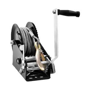 Tời quay tay 800LBS chịu lực cao ròng rọc tàu thuyền dây đai thép bền bỉ kéo hàng nặng