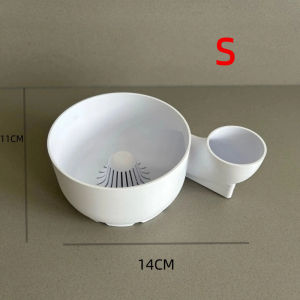 S/L Portable Fruit Wash Bowl Vegetable Washer 3D Printing Food Washing Spinner Automatic Cleaning Machine for Kitchen Draining