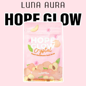 LUNA AURA HOPE GLOW CRYSTAL DRINK Kombucha Hope Glow Crystal Honeydew Green Tea Gluta Juice
