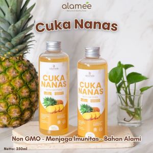 ALAMEE Cuka Nanas 250ml Pineapple Cider Vinegar With Mother Original Organik