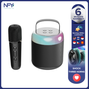 New 2023 model mini home karaoke microphone wireless Bluetooth sound outdoor portable microphone sound integrated portable speaker