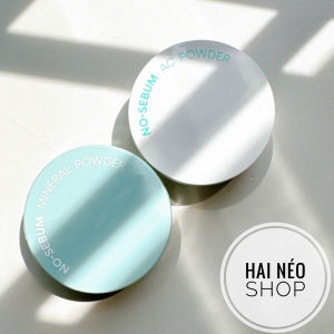 [DATE 09/2026 - 02/2027] Phấn phủ bột khoáng kiềm dầu giảm nhờn giảm mụn v!êm sưng No-Sebum Powder 5g (Hàn)