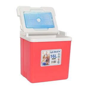 16L/26 L Insulated Cooler Box FREE Freezer Ice Pack Insulated Outdoor Insulated Cooler Box Lunch Box for Camping Picnic