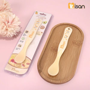 Thìa báo nóng Misan cảm biến nhiệt đổi màu khi nóng thìa ăn dặm dành cho bé chất liệu silicone an toàn cho bé