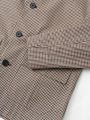 [JBB*] BROWN GUNCLUB CHECKED COTTON UNCONSTRUCTED JACKET  เจบีบี แจ็คเก็ตลำลองผู้ชาย เสื้อคลุม ผ้าคอตตอน. 