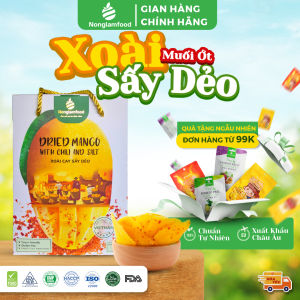 (HÀNG LOẠI 1) Xoài muối ớt Nonglamfood 500g tốt cho bà bầu ăn kiêng giảm cân