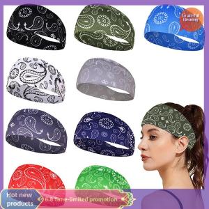 Graceful ที่คาดผมแบบยืดหยุ่นสำหรับเล่นโยคะผ้าคาดผมดูดซับเหงื่อผ้าโพกศีรษะสำหรับเล่นฟิตเนสในยิมกลางแจ้งสำหรับผู้หญิงและผู้ชาย