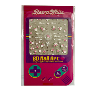 Retro Nails 3D 6D sticker nail sticker nail art manicure set manicure art nail stickerscute retro