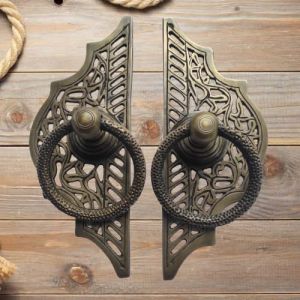 Handle pintu kuningan pintu gebyok antik gunungan