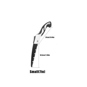 Hand Pruning Saw Folding Hand Saw Razor Tooth Saw with Non-slip Handle for Cutting Wood Camping Trimming Tree