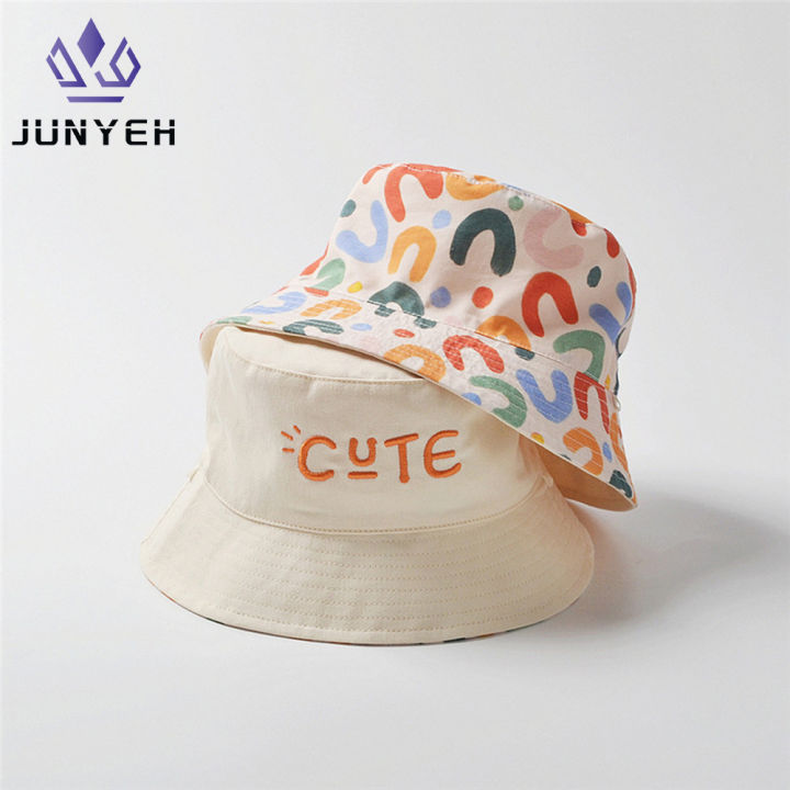 Summer Fishing Hat For Boys And Girls Double Sided Fisherman Cap