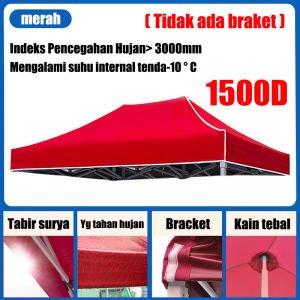 【Lumayan untuk 50 tahun】 Tenda Bazar Outdoor Tenda Gazebo Tenda Lipat(Bahan Polyester 1500D)Anti Air / Panas Atap Tenda Lipat Tenda Bazar Gazebo Tenda Tenda Bazar Pameran tenda jualan bongkar pasang tenda jualan tenda lipat 3x3 full set