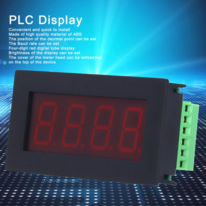 โมดูลแสดงผล PLC 4Digits โมดูลแสดงผลหลอดดิจิตอลสีแดง LED Serial PortGHB ...