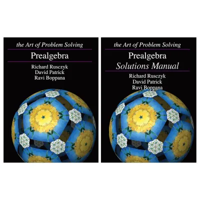 The Art of Problem Solving: Prealgebra Books Set (2 Books) - Prealgebra Text Prealgebra Solutions Manual
