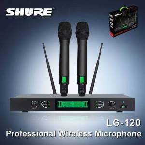 Shure New 2-4 Channel UHF Professional Rechargerable Wireless Microphone System For Karaoke/LG-120