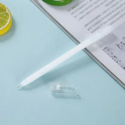 Pulpen Tinta Samoyed Pulpen Tinta Warna Putih/Emas/Silver Gel Ink Pen Metalic Pen PTT