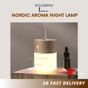 Goldberg Home USB Rechargeable Aroma Night Lamp - Bedroom Living room- Nordic styleporary