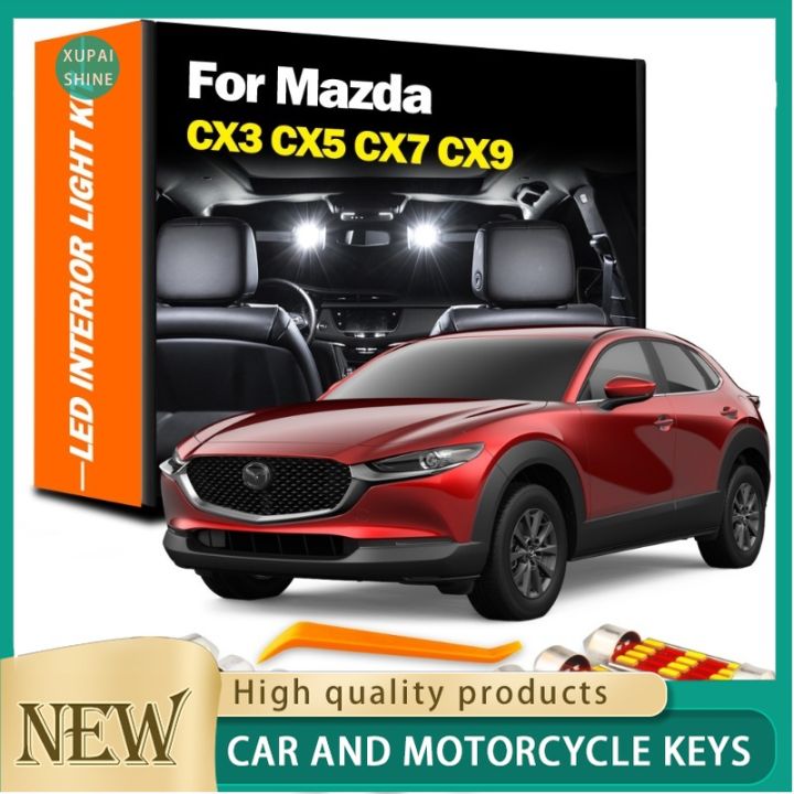 thumbnail image 2 of ZIYAO 10pc Deluxe White LED Interior Light Kit – Mazda CX-7 2006-2015, 6000K Xenon White 2 of 5