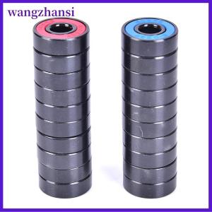 wangzhansi 10Pcs set 608 2RS Bearing Deep Groove Steel Sealed Ball Bearings 608RS 608-2RS