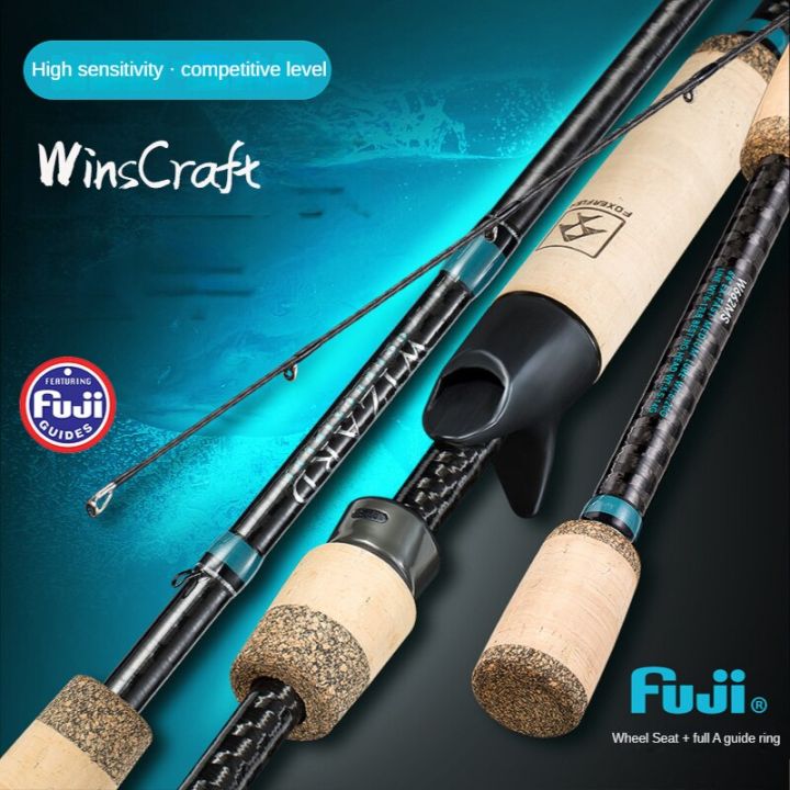 Winscraft Ultralight FUJI Baitcasting Fishing Rod 1.98M2.03M2.08M