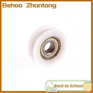 Behoo Moving Door And Window Slide Wheel 626 Bearing Pulley 6x22x7MM Planar Wheel U-shaped Groove Nylon Pad Injection Material