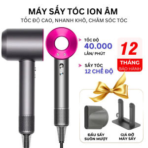 Máy Sấy Tóc Ion Âm 2200W Không Cánh Quạt 2 Chiều Nóng Lạnh – Tạo Kiểu Chuyên Nghiệp