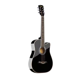 KAWES Low Action  Glossy Acoustic Guitar 6 String 41 inch Acoustic Guitar With  Case Strap tuner