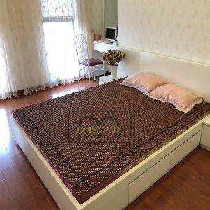 Chiếu Massage Hạt Gỗ Hương Cao Cấp Kích Thước  22mx2m Hạt 1.2cm - Mian Việt Nam ( video  hình thật )