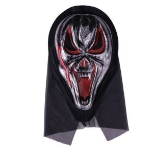 CEMOMEF halloween decorations 万圣节装饰 Simple For Dance Creative Prom Party Supplies Party Ball Halloween Party Cosplay Party Decoration Prop For Men And Women Horror s Halloween s Ghost Face Screaming