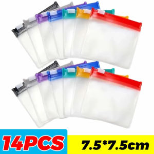 Dizoey Reusable Pill Bags Protable Travel Jewel Pouch Medicine Zipper Bags Waterproof Self-Seal First Aid Supply Jewelry Storage Bag