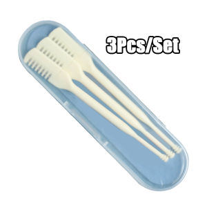 3pcs 360 Degree Rotating Double Head Nose Hair Trimmer Manual Cleaning Nostrils Trimming Tool