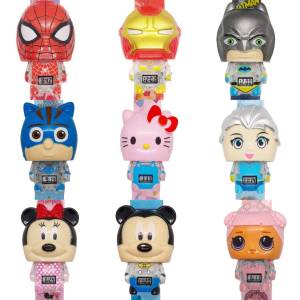 นาฬิกาเด็กน้อย มีไฟ ลายการ์ตูน ซูปเปอร์ฮีโร่ กดเด้ง พร้อมส่ง นาฬิกาข้อมือเด็ก รวม RC229