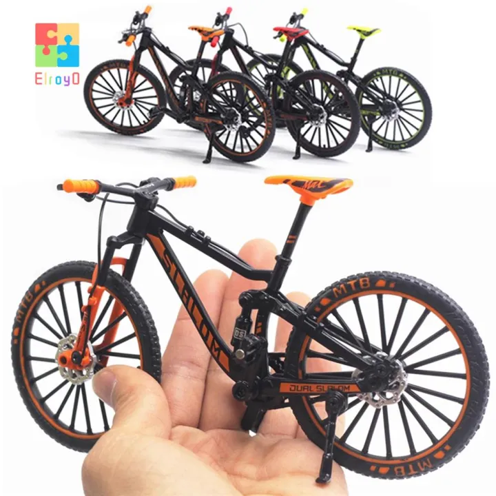จักรยานและอุปกรณ์เสริม ELROY สำหรับเด็ก แฟนจักรยาน 1:10 โลหะ Diecast โลหะผสม Diecast มินิ รุ่นจักรยาน ของเล่นจักรยานเสือภูเขา โมเดลจักรยานเสือหมอบ ของเล่นรถแข่ง
