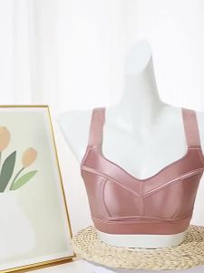 Wireless Plus Size 34-52CDE 3D Massage Cup Bra for Large Breast Gather Anti-Sagging Underwear Women Side Breast Collection