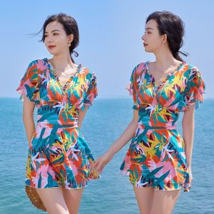 NEW 2026 Đồ bơi nữ kiểu váy liền thân bikini 1 mảnh tôn dáng che khuyết điểm có sẵn mút ngực quần đùi