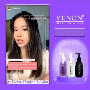 VENON HAIR SOLUTION DE-ARTISTIC TREATMENT COAT isi 160 ml / VITAMIN RAMBUT VENON 160 ml