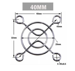 ตะแกรงพัดลม Fan Grill Guard Size 4 cm. / 5 cm. / 6 cm. / 7 cm. / 8 cm. / 9 cm. / 12 cm. / 14 cm. / 15 cm.