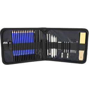 33PCS/Set Pensil Pisau Penghapus dan Pensil Gambar/Keperluan Sekolah Pencil Set