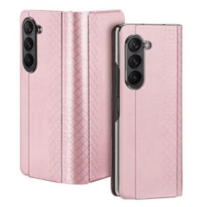 DUX DUCIS BRIL PU Leather Case for Samsung Galaxy Z Fold 5 5G/Z Fold 7 เคสโทรศัพท์มือถือหนัง PU แข็ง กันกระแทก ปิดด้านหลัง หรูหราKickstand Magnetic Shockproof Phone Case Cover Casing