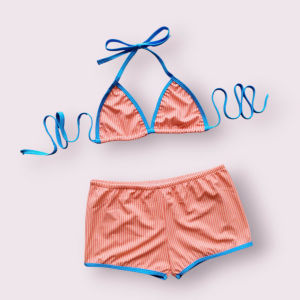 Bộ đồ bơi quần đùi áo hai dây cho bé gái áo tắm hai mảnh cho trẻ em bikini đi biển