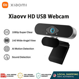 Xiaovv USB Web Camera 1080P HD Webcam Wide Angle Auto Focus With Build-In Microphone Noise Reduce Live Broadcast Camera