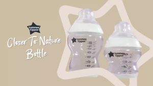 Tommee Tippee Closer To Natural UKs Breast-like Teat Feeding Bottle Baby Wide Neck PPSU Milk Bottles 2 x 260ml