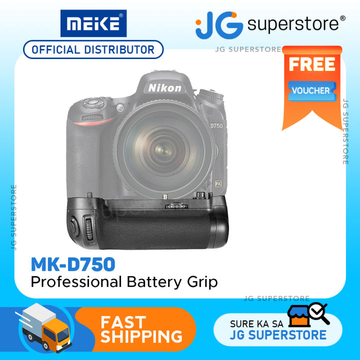 Meike MK-D750 Vertical Shooting Battery Grip Pack for Nikon D750